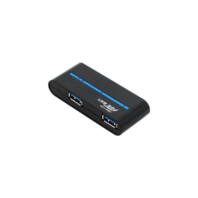 USB хъб No Brand, USB 3.0, 4 Порта, Бял - 12060