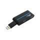 USB хъб No Brand, USB 3.0, 4 Порта, Бял - 12060