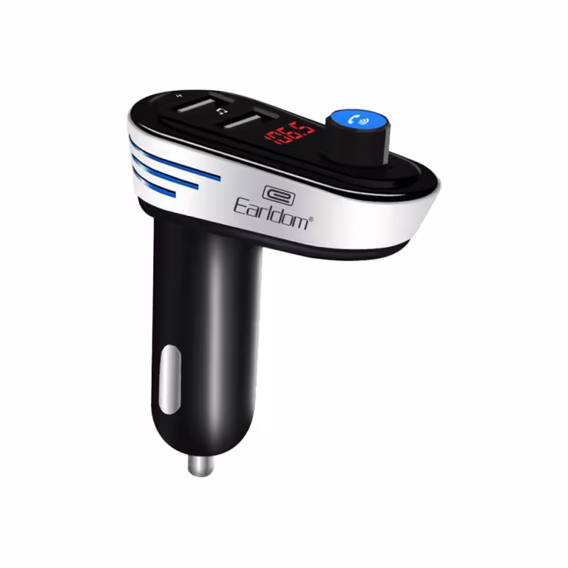 FM Трансмитер Earldom ET-M26, Bluetooth, USB, 3.4A, Черен &ndash; 17369
