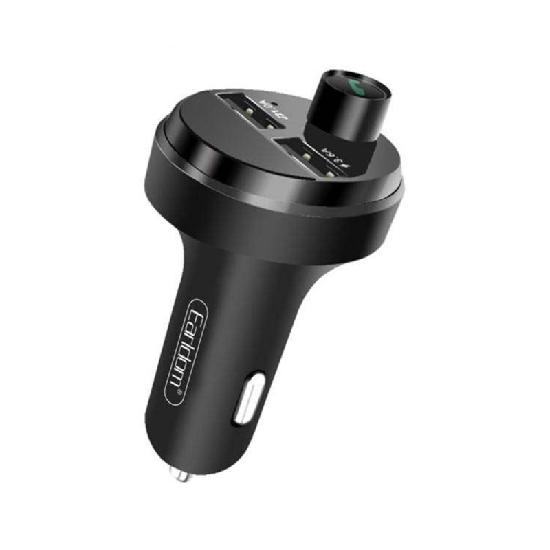 FM Трансмитер Earldom ET-M42, Bluetooth, USB, 3.6A, Черен – 17376