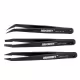 Комплект антистатични пинсети, Jakemy JM-T11, Черен - 17616