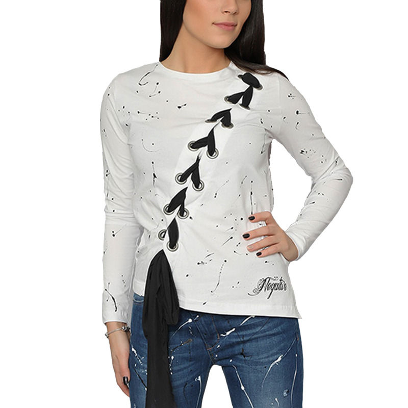 NEGATIVE Elena Blouse White