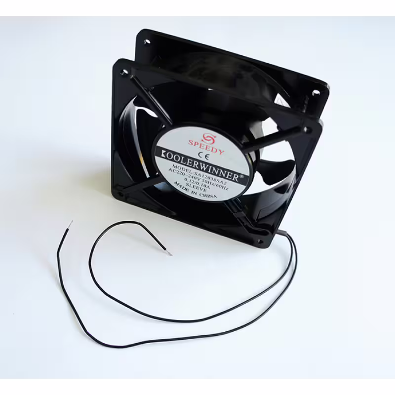 Вентилатор, метален, аксиален, лагер, 220V, 2P, 0,08A, 92х92х38mm, 42m3/h