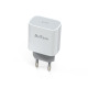 Мрежово зарядно устройство DeTech DE-30, 5V/3.0A 220V, 1 x Type-C F, PD, Бял - 40114