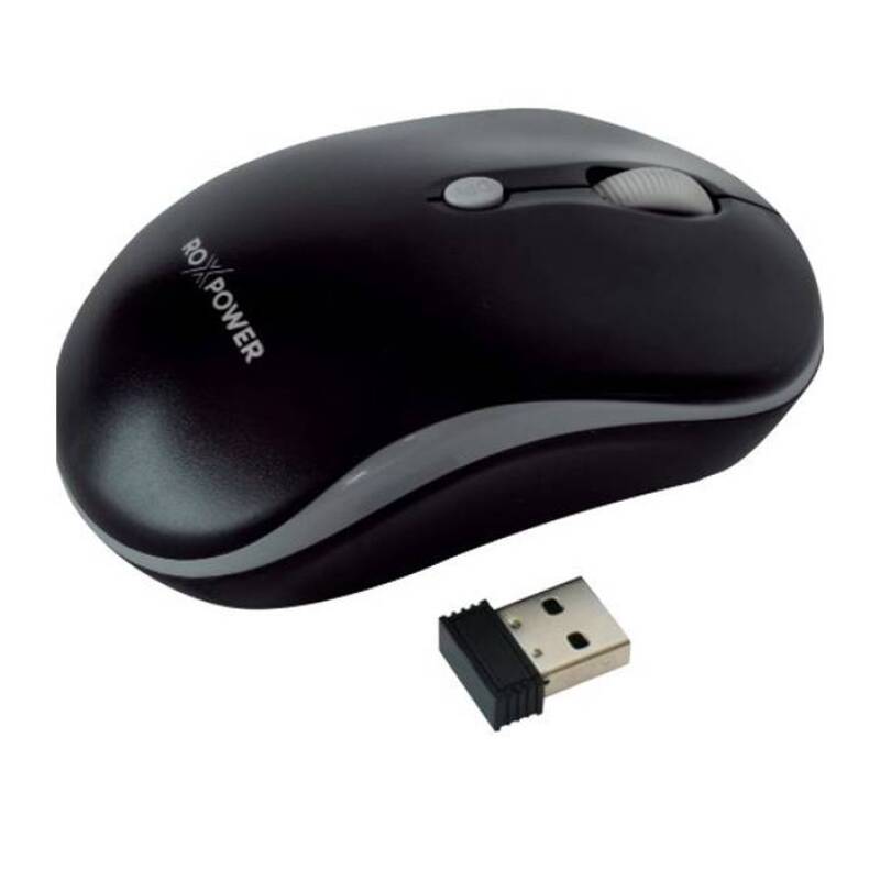 Оптична, безжична мишка, M-778, черна, USB, DPI=1200