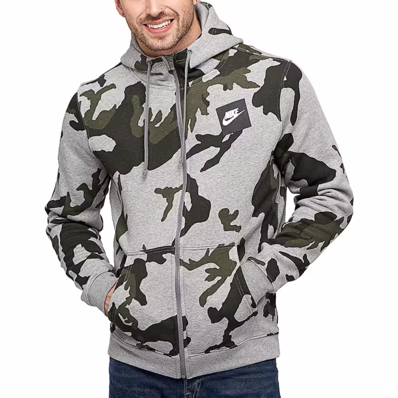 NIKE AOP Fleece Hoodie Camo