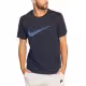 NIKE Hangtag Swoosh Tee Navy