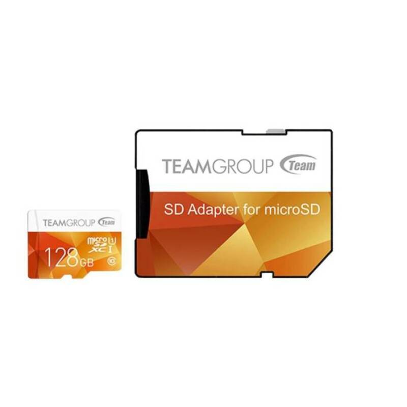 MicroSDXC UHS-1 карта памет клас 10 TEAMGROUP с адаптер 128GB
