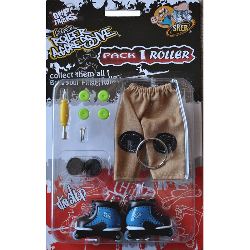 Играчка за пръсти Ролери, сини