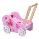 Детска розова количка за кукли - проходилка