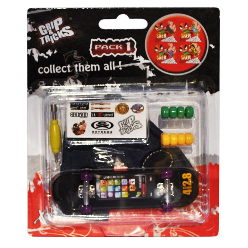 Играчка за пръсти Skateboard, тюркoаз