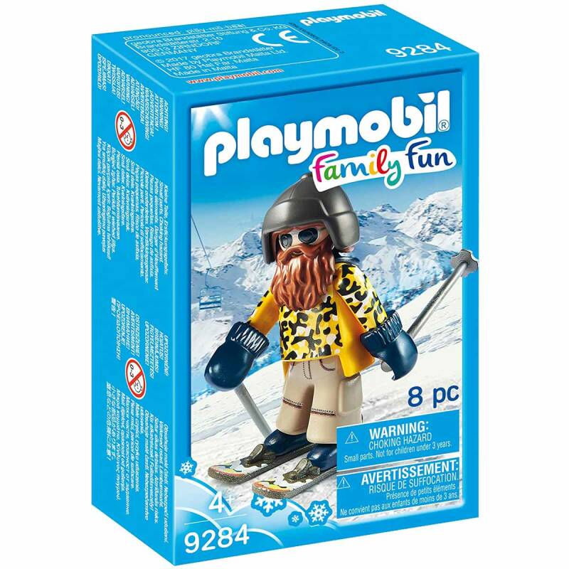 Детски конструктор Playmobil, Скиор със ски