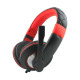 Слушалки KM-2010, стерео, кожени, с микрофон, 108dB