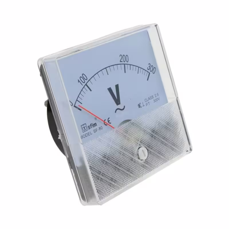 Волтметър SF-80, AC, директен, 300VAC, Ф65mm
