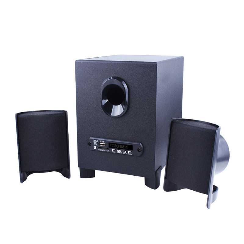 Тонколони Kisonli TM-6000U, Bluetooth, 5W+2x3W, USB, Черен - 22150
