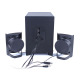 Тонколони Kisonli TM-6000U, Bluetooth, 5W+2x3W, USB, Черен - 22150