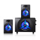 Тонколони Kisonli TM-7000A, Bluetooth, 15W+2x5W, 220V, Черен - 22148