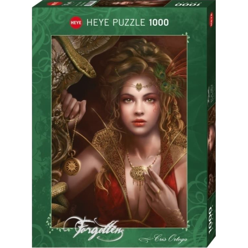 Пъзел Heye от 1000 части - Златни накити, Крис Ортега