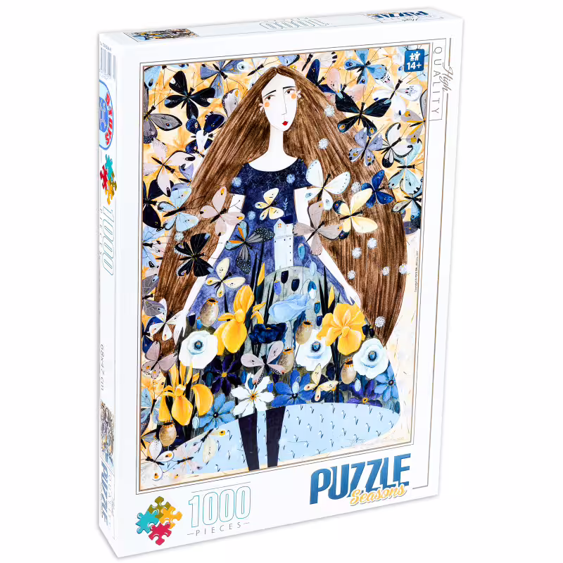 Пъзел D-Toys от 1000 части - Пролет, Андреа Кюрти