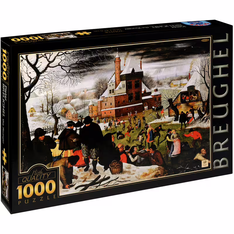 Пъзел D-Toys от 1000 части &ndash; Зима, Питер Брьогел Млади
