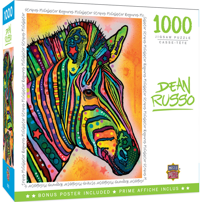 Пъзел Master Pieces от 1000 части - Зебра