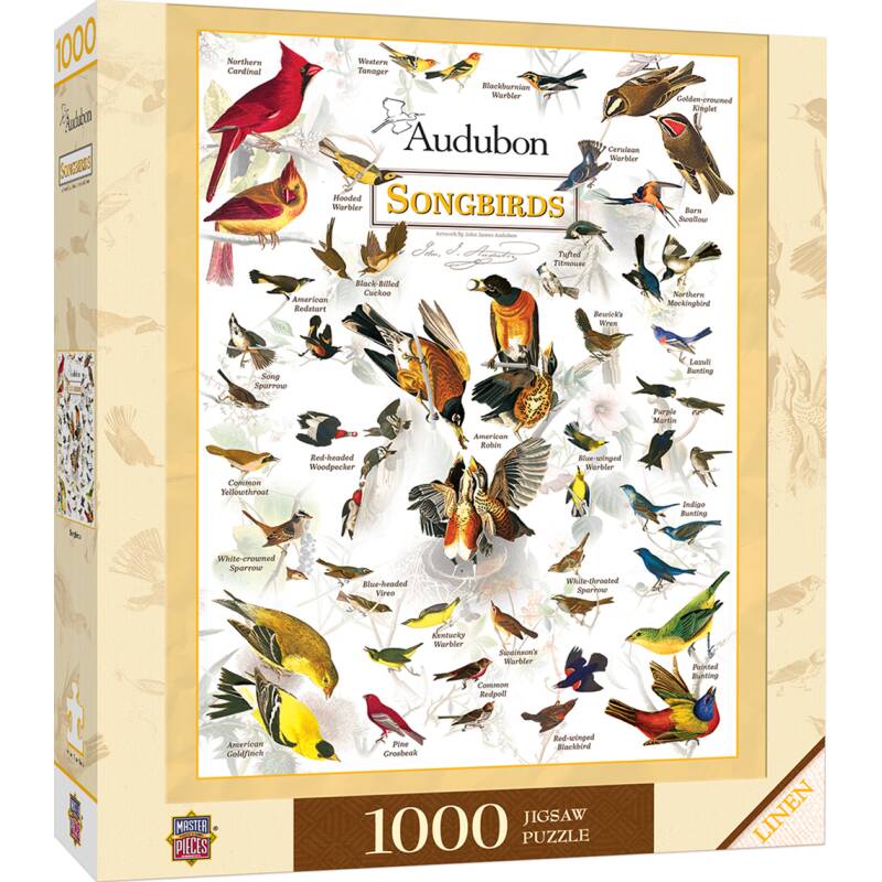 Пъзел Master Pieces от 1000 части - Птички