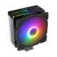 Охладител за процесор No brand G41 Plus, ARGB LED, 120mm, Универсален, Бял - 63077