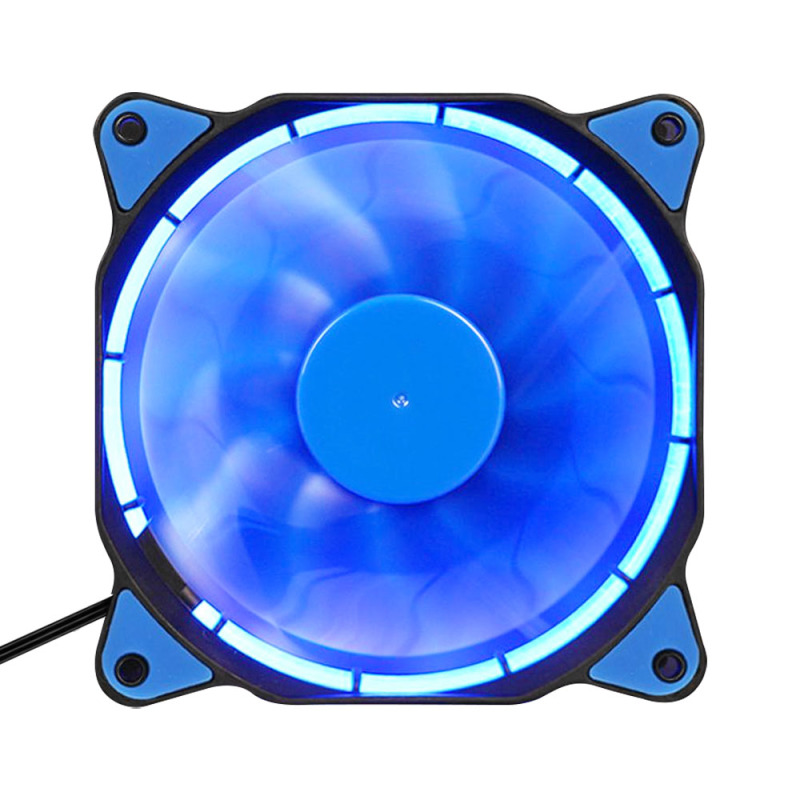 Вентилатор No brand, 120mm, LED, MOLEX, Черен - 63071