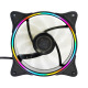 Вентилатор No brand, 120mm, LED, 3PIN/MOLEX, Черен - 63072