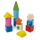 Образователни дървени блокчета - 56 части
