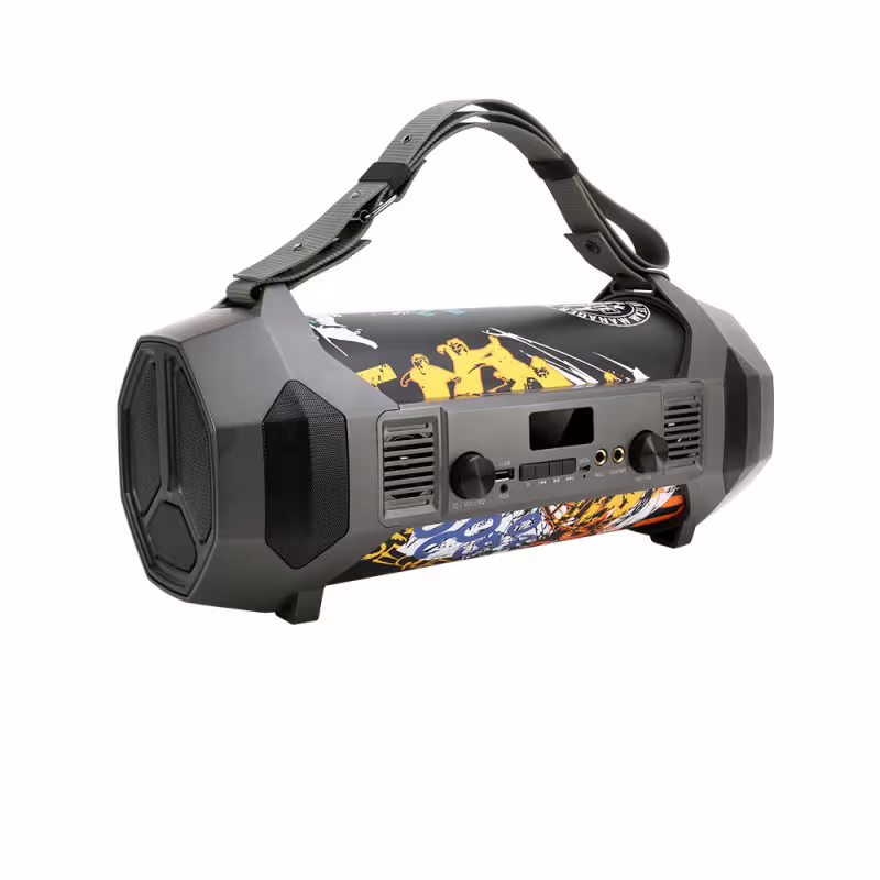 Тонколона Moveteck FT697, Караоке, Bluetooth, USB, FM, AUX, Многоцветен - 22172