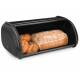 Кутия за хляб SAPIR SP 1225 BBA, 35 см, Стомана, Черен и Сребрист