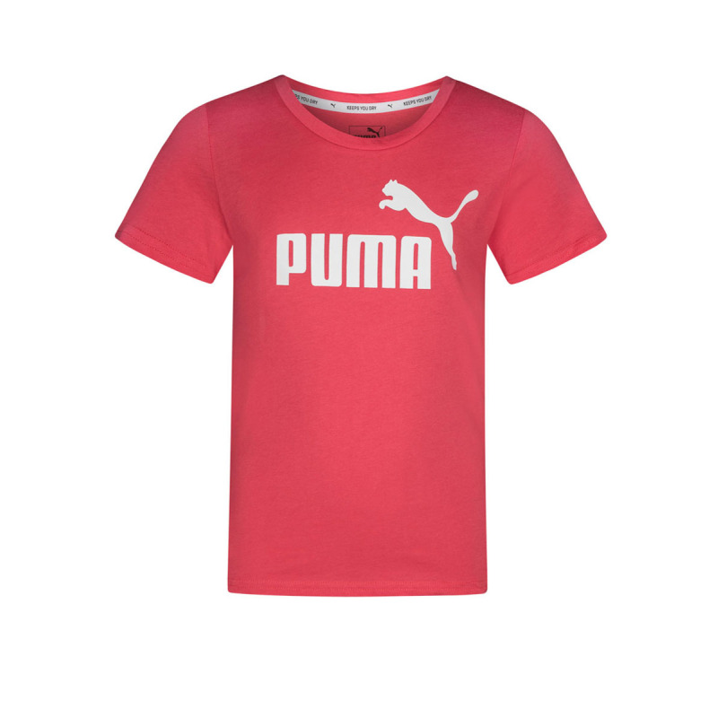 PUMA Style Essential Logo Tee Pink